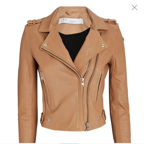 Iro Dylan Leather Jacket XS 34 - Picture 1 of 8